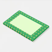 Mardi Gras Carnival Harlequin Gold Fleur de Lis Post-it® Notes (Schuin)