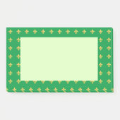 Mardi Gras Carnival Harlequin Gold Fleur de Lis Post-it® Notes (Voorkant)