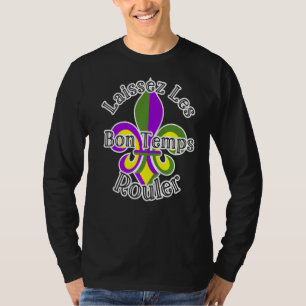 Mardi Gras Carnival Laissez Les Bon Templs New Orl T-shirt