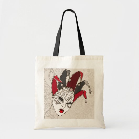 Mardi Gras Carnival Mask Canvas tas (Voorkant)