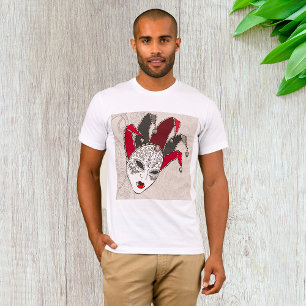 Mardi Gras Carnival Mask Mannen T-Shirt