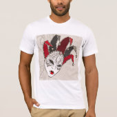 Mardi Gras Carnival Mask Mannen T-Shirt (Voorkant)
