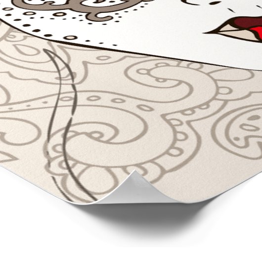 Mardi Gras Carnival Mask Poster (Hoek)