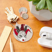 Mardi Gras Carnival Mask Sleutelhanger