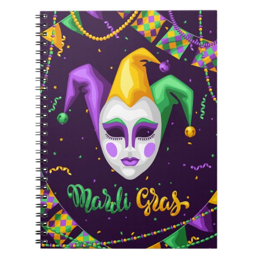 Mardi Gras Carnival Notitieboek (Voorkant)