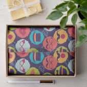 Mardi Gras | Carnival Party Face Mask Patroon Tissuepapier (Geschenk)