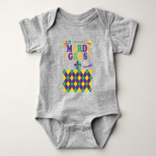 Mardi Gras Carnival Party Fleur de Lis Decoration Romper