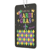 Mardi Gras Carnival Party Fleur de Lis Rhombus Luchtverfrisser (Links)