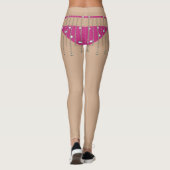 Mardi Gras Carnival Pink Showgirl Leggings (Achterkant)