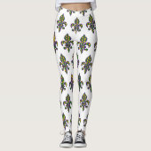 Mardi Gras Carnival vieren Leggings (Voorkant)