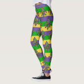 Mardi Gras Carnival vieren Leggings (Links)