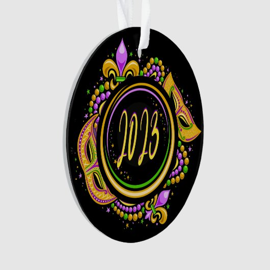 Mardi Gras Carnivale Masquerade Ornament (voorkant)