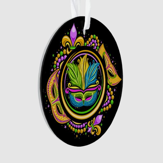 Mardi Gras Carnivale Ornament (voorkant)