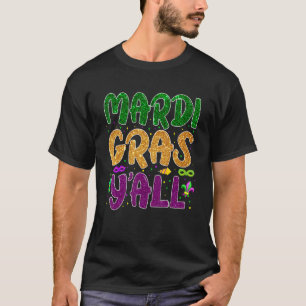Mardi Gras Carnivals Party Funny Feestdagen Mannen T-shirt