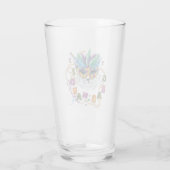 Mardi Gras Cat, Funny Mardi Gras Glas (Achterkant)