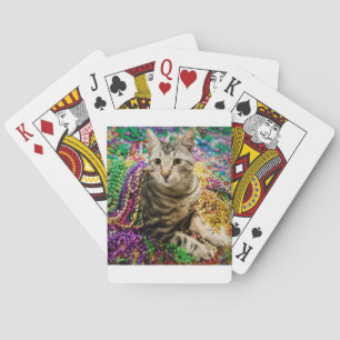 Mardi Gras Cat Speelkaarten