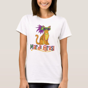 Mardi Gras Cat T-shirt