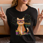 Mardi Gras Cat T-shirt