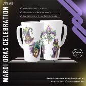  Mardi Gras Celebration Ceramic Latte Mug Latte Mok
