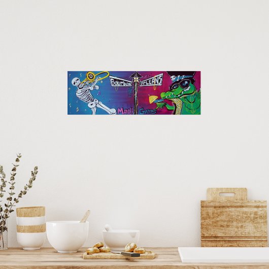 Mardi Gras Celebration Poster (Keuken)