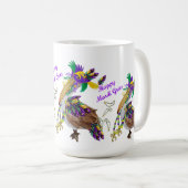 Mardi Gras ceremic party coffee mug Koffiemok (Voorkant rechts)