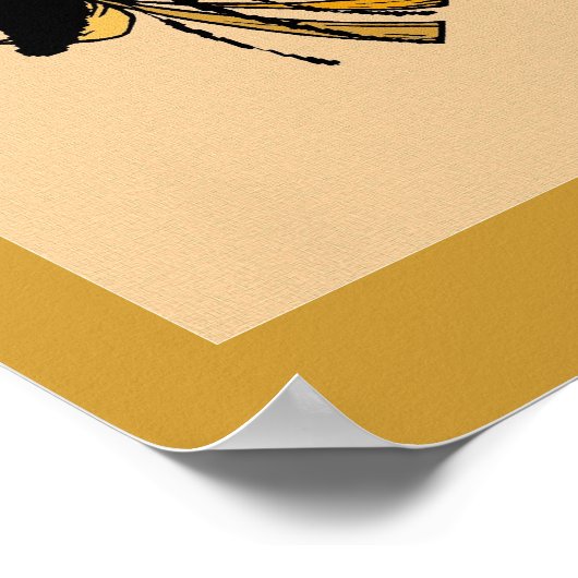 Mardi Gras Chat Noir Poster (Hoek)