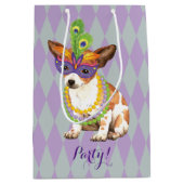 Mardi Gras Chihuahua Medium Cadeauzakje (Voorkant)