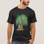 Mardi Gras Chinese Crested Bead - Tree Bourbon Str T-shirt (Voorkant)