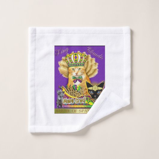 Mardi Gras Claude Bath Towel Set Bad Handdoek (Wasdoekje)