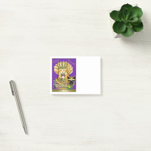 Mardi Gras Claude Post Post-it® Notes (Kantoor)