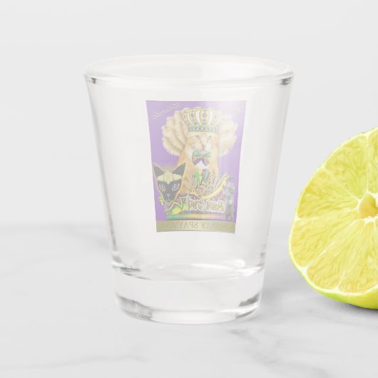 Mardi Gras Claude Shot Glass Shot Glas (Achterkant)