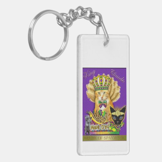 Mardi Gras Claude Sleutelhanger (Voorkant Links)