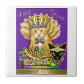 Mardi Gras Claude Tile Tegeltje (Voorkant)