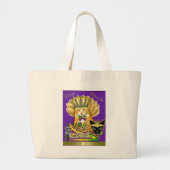 Mardi Gras Claude Tote Grote Tote Bag (Voorkant)