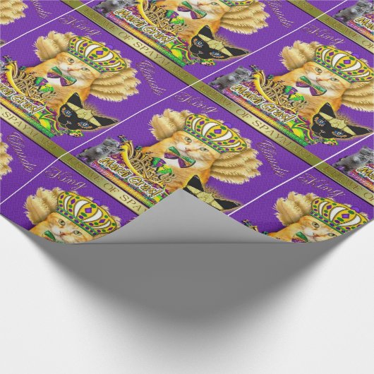 Mardi Gras Claude Wrapping Paper Cadeaupapier (Hoek)