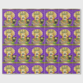 Mardi Gras Claude Wrapping Paper Cadeaupapier (Vlak)