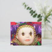 Mardi Gras Clinepop Briefkaart (Staand voorkant)