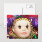Mardi Gras Clinepop Briefkaart (Voorkant / Achterkant)