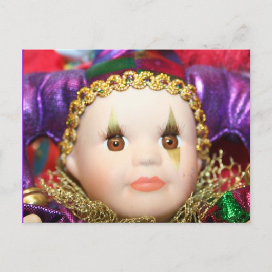 Mardi Gras Clinepop Briefkaart (Voorkant)