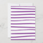 Mardi Gras Clothesline Boy Baby shower Kaart (Achterkant)