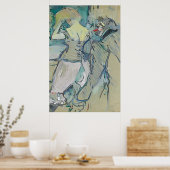 Mardi Gras-clown, French Quarter-kleedster, Poster (Keuken)