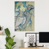 Mardi Gras-clown, French Quarter-kleedster, Poster (Thuiskantoor)