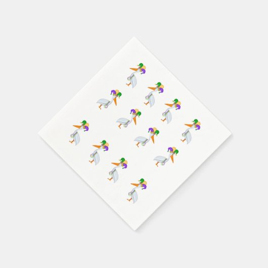 Mardi Gras Cocktail servetten (Hoek)