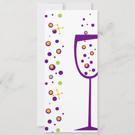 Mardi Gras Cocktails Kaart (Achterkant)