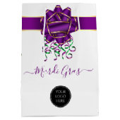Mardi Gras Company Logo Medium Cadeauzakje (Achterkant)