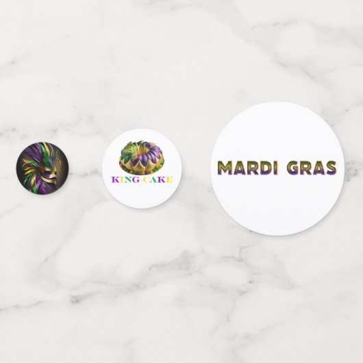 Mardi Gras Confetti (Voorkanten)