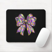Mardi Gras Coquette Bow 2 Muismat (Met muis)
