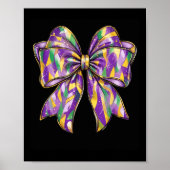 Mardi Gras Coquette Bow 2 Poster (Voorkant)
