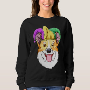 Mardi Gras Corgi Carnaval Pet Corgi Trui