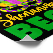 Mardi Gras Costume laat de Shenanigans Mardi begin Poster (Hoek)